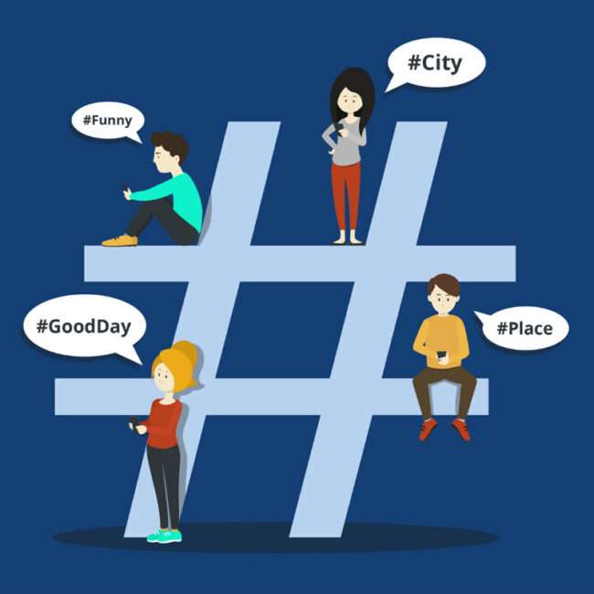 هشتگ‌های داغ و تاریخچهٔ هشتگ - آموزش هشتگ نویسی - آرنیکا