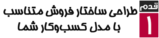 طراحی ساختار فروش متناسب با مدل کسب‌وکار